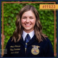 FFA - 2023-24 National FFA President from MI - Corruna