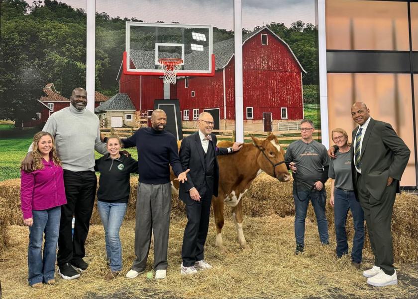 NBA superstars Charles Barkley, Shaquille O’Neal and Kenny Smith learned how to hand milk a cow on live television thanks to a Madison, Georgia dairy farm, Big Sandy Creek Farm