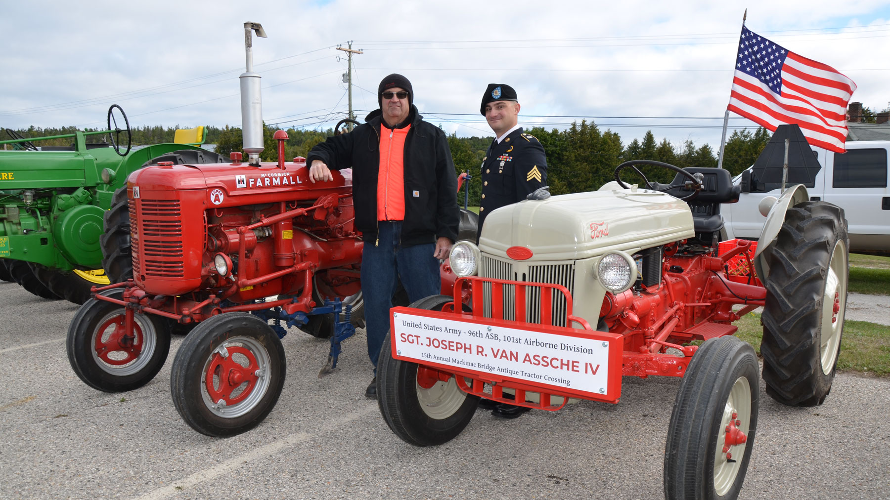 Tractors - cross Macinaw Bridge 2024